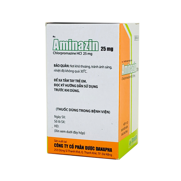 Thuốc Aminazin 25mg