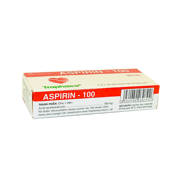 Thuốc Aspirin 100mg 