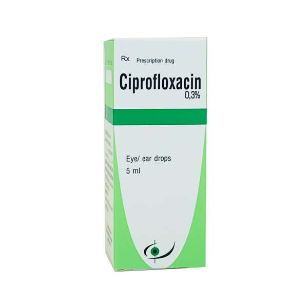 Thuốc Ciprofloxacin 0.3% 5ml
