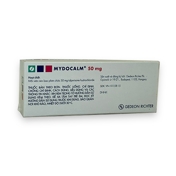 Thuốc Mydocalm 50mg 