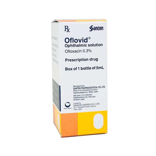 Thuốc nhỏ mắt Oflovid 0.3% 