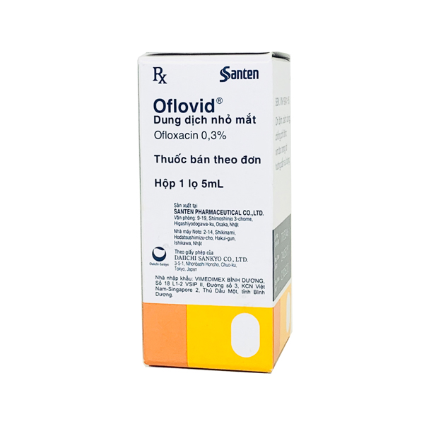 Thuốc nhỏ mắt Oflovid 0.3% 